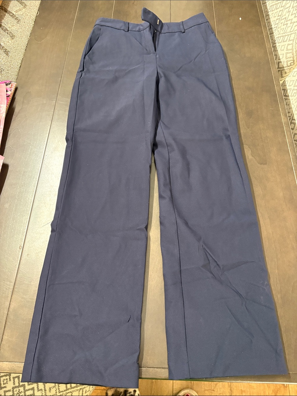 Nicole Miller Navy Boot Cut Dress Pants